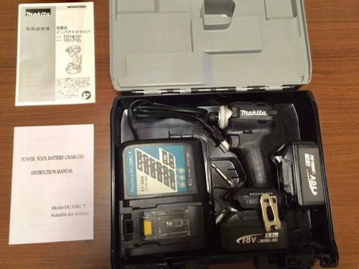 表示価格から¥4,000引き ※10/20まで〈新品・未使用 マキタ インパクトドライバー TD171D〉付属品付き
