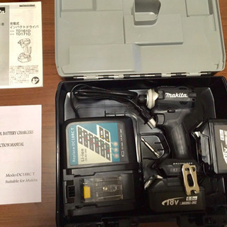 表示価格から¥4,000引き ※10/20まで〈新品・未使用 マキタ インパクトドライバー TD171D〉付属品付き