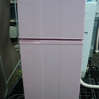 19912-7【中古美品】 ﾊｲｱｰﾙ 2DR 冷蔵庫 JR-N100C  2010 ﾋﾟﾝｸ