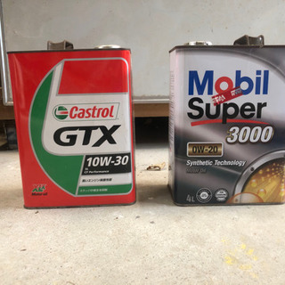 エンジンオイル castrol GTX 10w-30 中古品 4L缶