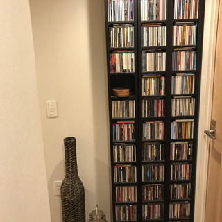 IKEAのCD、DVD棚
