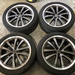 成約☆18インチアルミ 7.5J 5×PCD100 225/45R18 ポテンザ レガシィ 86 