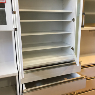 未使用！大川家具直送 アーバンstyle 2面食器棚
