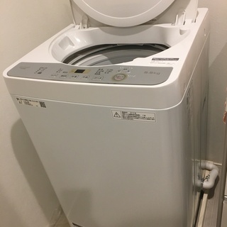 SHARP　全自動洗濯機　ES-GE5C-W