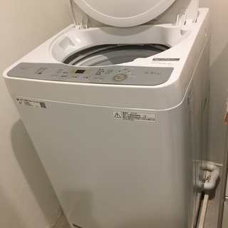 SHARP 全自動洗濯機 ES-GE5C-W