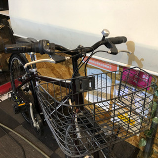 【軽量アルミフレーム】LEDオートライト7速 自転車