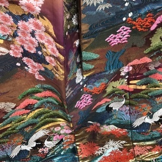 色打掛 紫山吹色