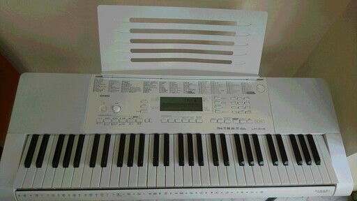 【ジャンク品】CASIO カシオ LK-218 スタンド(CS-4B)付