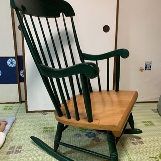 飛騨産業 / HIDA 穂高 ロッキングチェア キツツキマーク