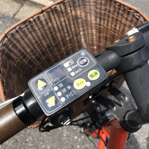 BRIDGESTONE リアルストリームミニ オレンジ8.7AH 20インチ 充電器付属 電動アシスト自転車【東京】美品！定価13万！