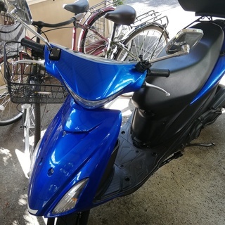 スクーター　アドレスV125S青　自賠責残り二年付き　事故歴無し　2013年新車登録
