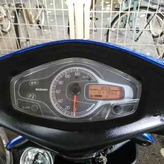 スクーター　アドレスV125S青　自賠責残り二年付き　事故歴無し　2013年新車登録 スクーター アドレスV125S青 自賠責残り二年付き 事故歴無し 2013年