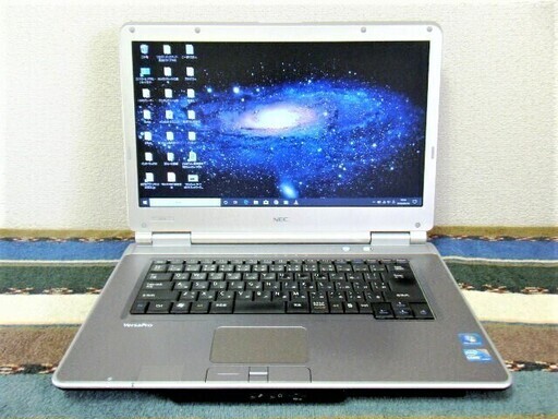15.6型液晶/高性能i5/光速☆彡SSD128GB＋HDD250GBデュアルストレージ(^^)v/快適♬メモリ4GB/MS Office✎/DVDスーパーマルチドライブ(書き込み可)/HDMI/すぐ使えるWindows10 メディア作成ツール付/すぐ繋がるWi-Fi/点検整備清掃済み/NEC VersaPro シルバー