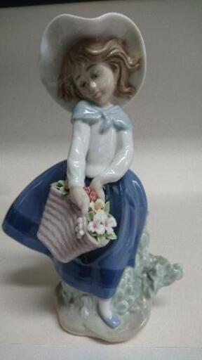 値下げ⤵️【美品】LLADRO リヤドロ きれいな花ばかり 陶器 人形