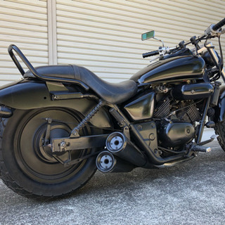 車検不要のアメリカン‼️ HONDA マグナ250  マッドブラック ローダウン