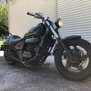 車検不要のアメリカン‼️ HONDA マグナ250  マッドブラック ローダウン