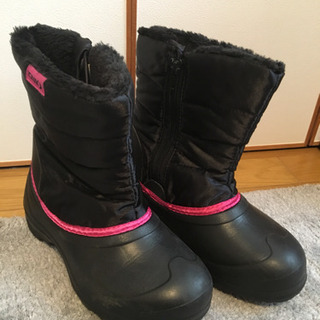 IGNIO 冬用 ブーツ 黒 23cm