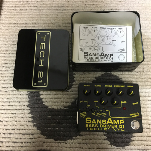 エフェクター、PA機器 TECH21  Sansamp Bass Driver DI V2