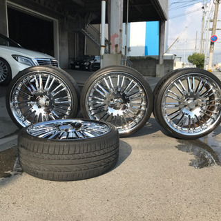 22インチ BRANEW ブランニュー タイヤホイール4本セット