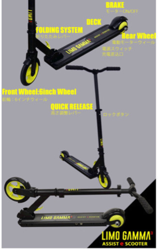 eスクーター LIMO GAMMA LSG-3 中古