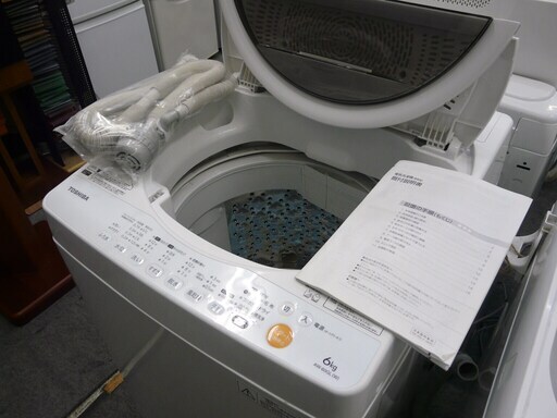 東芝6.0K洗濯機2014年製風乾燥付き分解クリーニング済み！！！