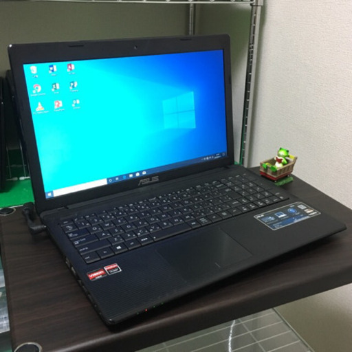 ASUS Windows10 Microsoft office メモリ2GB HDD320GB ノートパソコン
