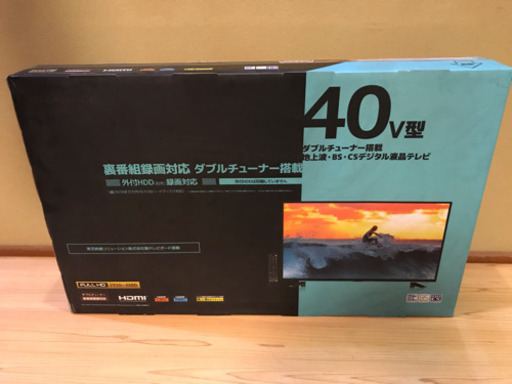 新品 40型液晶テレビ 14250円