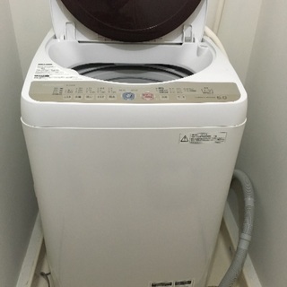 6リットル洗濯機シャープ製