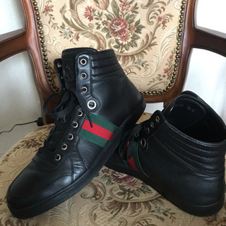 中古 GUCCI  ハイカットスニーカー 8 1/2