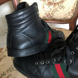 中古 GUCCI  ハイカットスニーカー 8 1/2