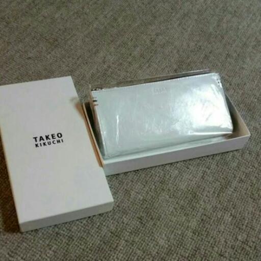 (値下げ)TAKEO KIKUCHI　長財布(新品 未使用)