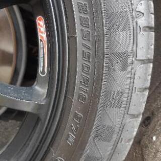 SSRのGTV02!18インチホイールDUNLOP235/50R18ほぼ新品
