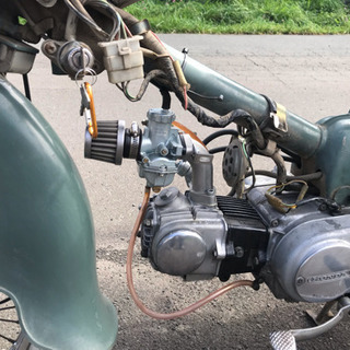 値下げ！1970年代 行灯カブ スーパーカブ ビンテージ ボアアップ 50cc 登録も可