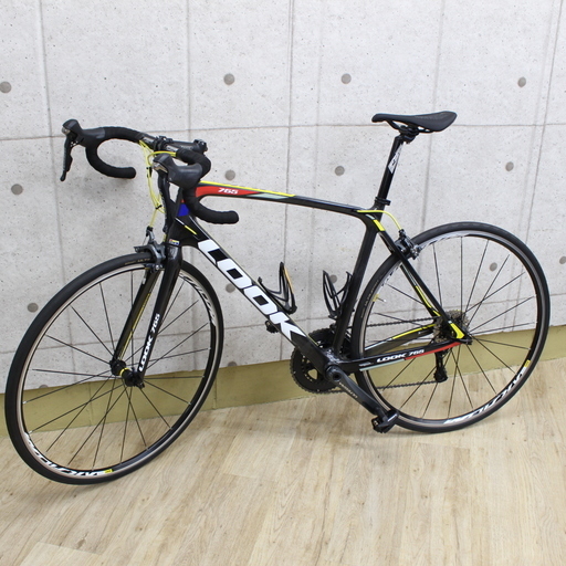R382)【美品】ルック LOOK 765 サイズM ロードバイク 完成車 シマノ アルテグラ 6800 ULTEGRA モンドリアンカラー 自転車 サイクリング