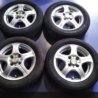 『早い者勝ち！！』軽自動車【2019年】夏タイヤ 13インチ 155/65R13 ワゴンR アルト ミラ ムーヴ ムーブ ライフ バモス【富山】全中古/4本