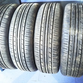 『早い者勝ち！！』軽自動車【2019年】夏タイヤ 13インチ 155/65R13 ワゴンR アルト ミラ ムーヴ ムーブ ライフ バモス【富山】全中古/4本