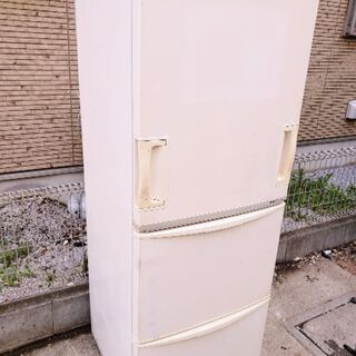 シャープ3ドア冷凍冷蔵庫『SJ-WA35M-W』345L。どっち...