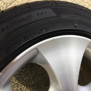 アルファード純正ホイール！225/55R-17グッドイヤーLS2000ハイブリッド 
