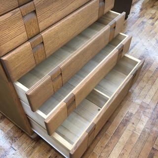 内部桐製 府中家具のハイチェスト【トレジャーファクトリー入間店】軽
