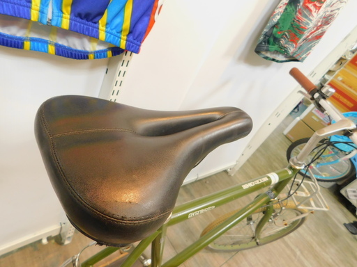 エコプラス小倉南店】6段変速 ミニベロ 20インチ（ 小径車 ) グリーン