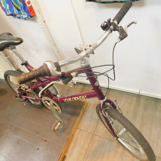【エコプラス小倉南店】ルイガノ ミニベロ LGS-MV 1 7段変速20インチ パープル中古車 スタッフ向井おすすめ