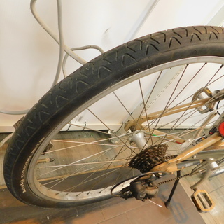 【エコプラス小倉南店】GIOS LIEBE ベージュ色 7段変速 クロスバイク スタッフ向井オススメ 中古車 自転車 チャリ スポーツ車 エコプラス小倉南店】GIOS LIEBE ベージュ色 7段変速 クロスバイク