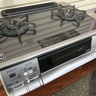 ■ハーマン LW2250TL 無水両面焼 ガスコンロ ガステーブ...