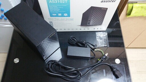 NAS ASUSTOR AS3102T 「マルチメディア再生とハードウェア暗号化を備えた高性能で安価なNAS」