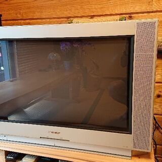 シャープ ブラウン管テレビ28inch+地デジチューナー