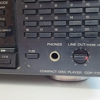 SONY CDプレイヤーCDP-770