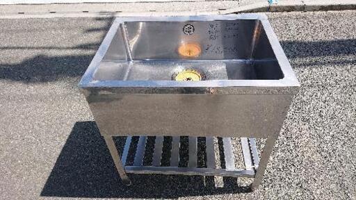 中古品 厨房用一槽シンクお売りします。