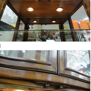 DREXEL HERITAGE/ドレクセル ヘリテイジ Grand Villa グランド・ヴィラ キュリオユニット キャビネット ショーケース ガラス棚 アメリカ製 682-730【ユーズドユーズ名古屋天白店】