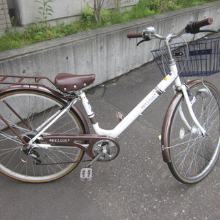 札幌 27インチ 6段変速 自転車 ママチャリ シティサイクル ...