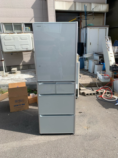 HITACHI 日立 冷凍 冷蔵庫 真空チルド R-S5000F 右開き 5ドア 501L  2014年製